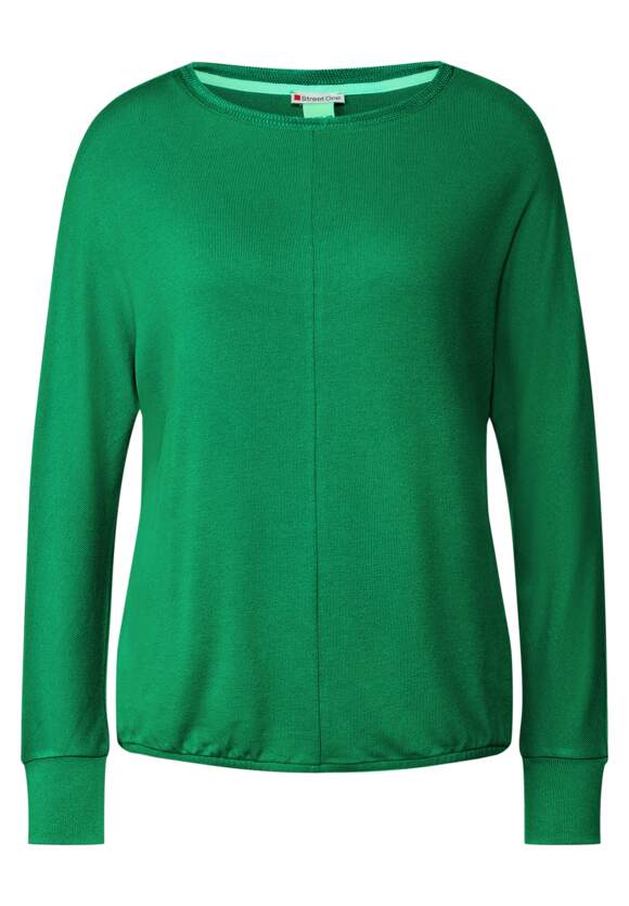 STREET ONE Langes Shirt in ONE STREET Damen Unifarbe Green Online-Shop Brisk | 