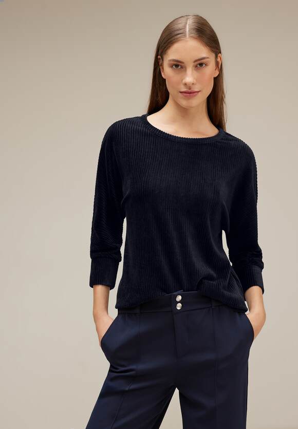 ONE in Intense Online-Shop | STREET Damen STREET ONE T-Shirt Unifarbe Coral -