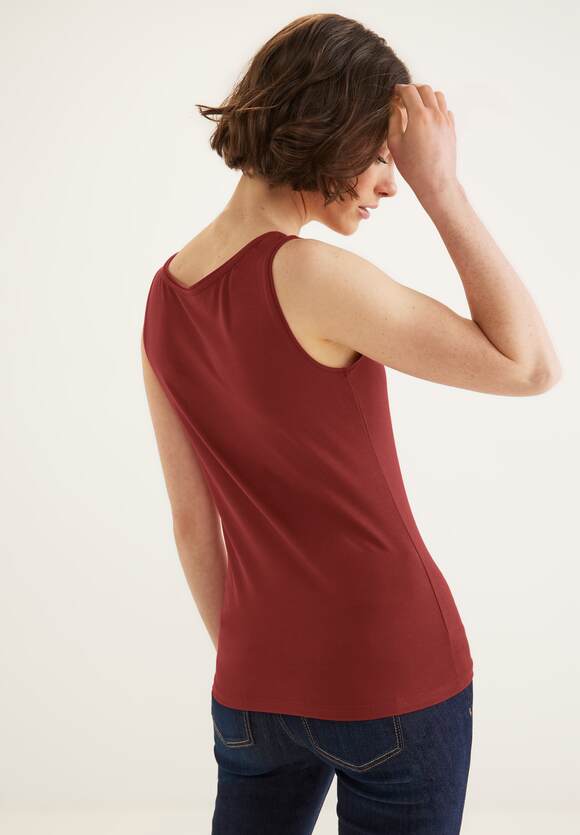 ONE Anni Top Unifarbe Online-Shop ONE - Foxy in Damen STREET Basic Red STREET - | Style