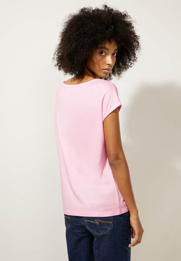 STREET ONE Soft | Legend Damen Online-Shop - mit Rose STREET Basicshirt Wordingprint ONE