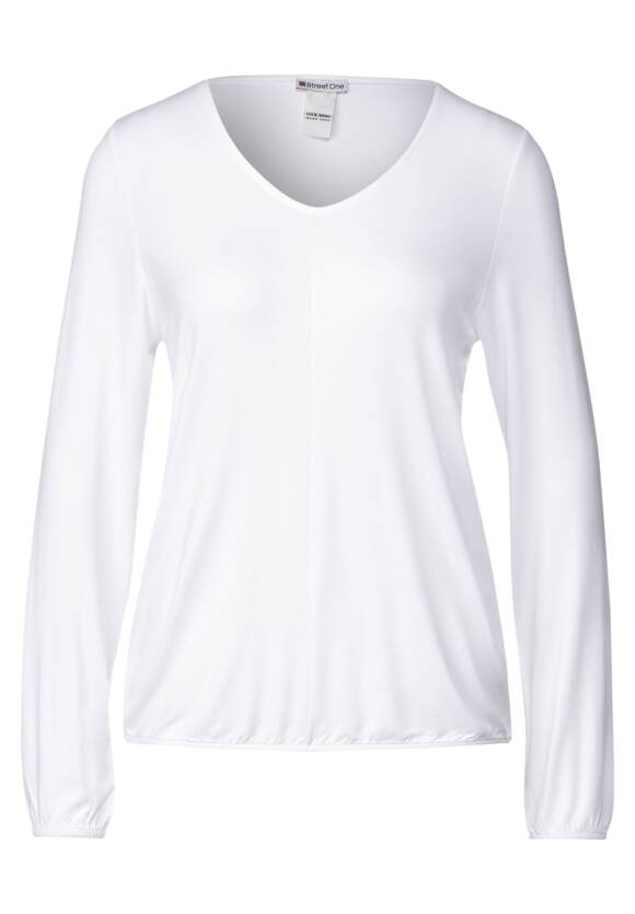 Gummizug - ONE | STREET STREET mit White ONE Shirt Saum im Online-Shop Damen