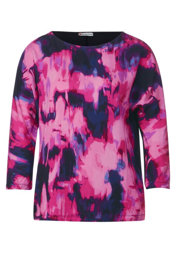 STREET ONE Shirt im Cozy STREET Online-Shop ONE Pink Materialmix | Damen - Bright
