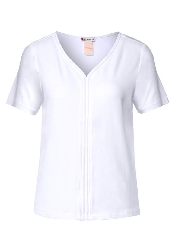 STREET T-Shirt - White Online-Shop Tapedetail ONE ONE Damen STREET mit |