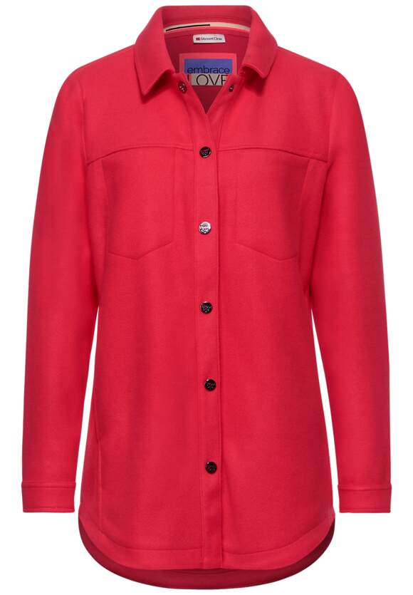 Image of Cosy Overshirt in Unifarbe