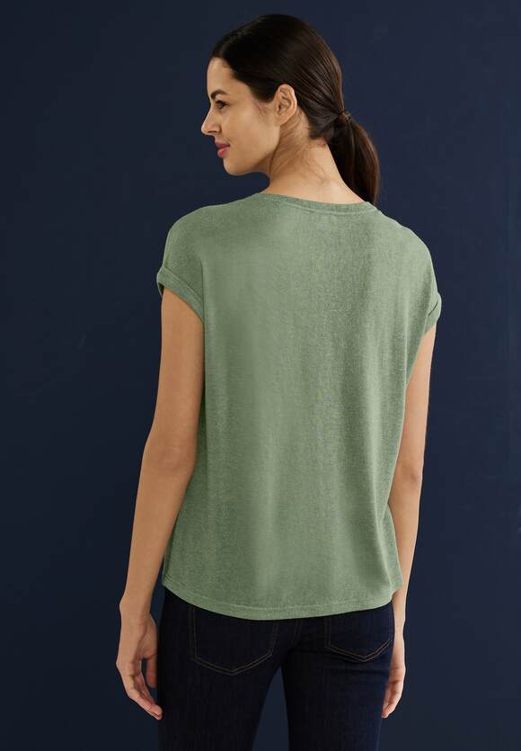 | Green Partprint Leafy Online-Shop STREET ONE - T-Shirt ONE Damen STREET