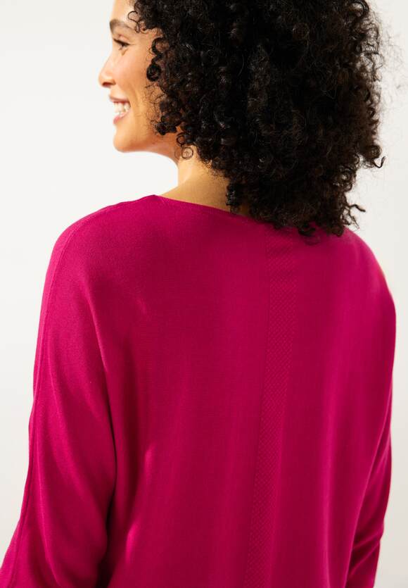 Unifarbe Noreen in ONE Carmine STREET Online-Shop Pullover Style ONE - | Red Damen STREET -