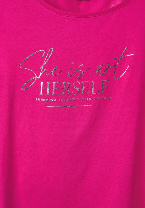 | STREET ONE Damen Nu STREET Pink Online-Shop Partprint - ONE mit T-Shirt