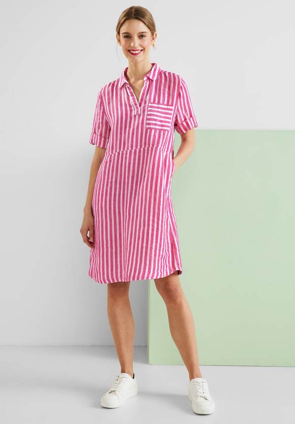 Leinen Shirtkleid | STREET - Oasis Online-Shop ONE Damen Pink ONE STREET