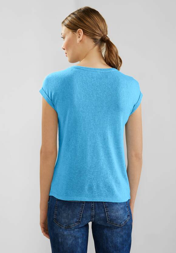 ONE | Damen Online-Shop Blue ONE STREET Shirt - Splash STREET Partprint mit