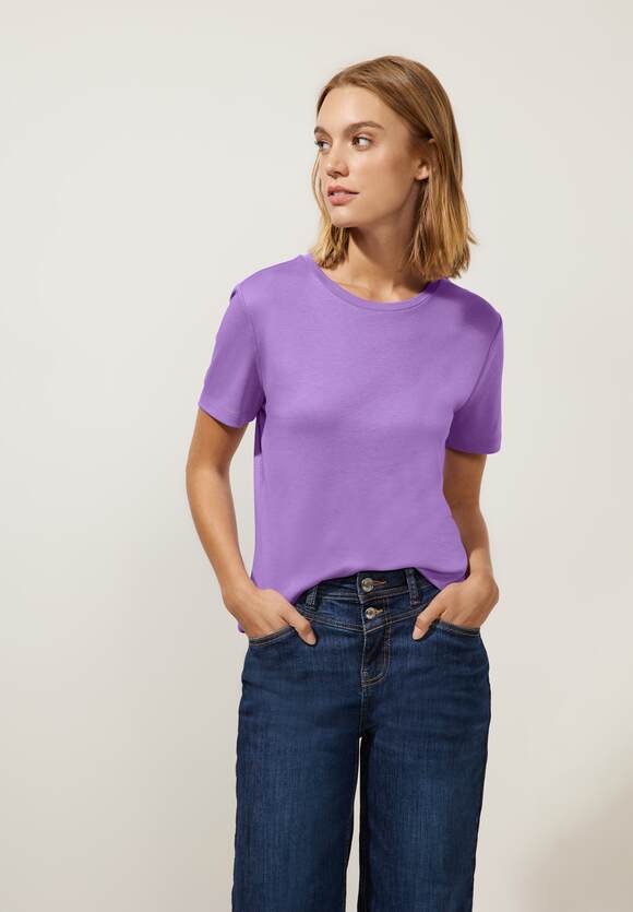 STREET Lilac Rundhals Lupine Damenshirt ONE - | Online-Shop STREET mit Damen ONE