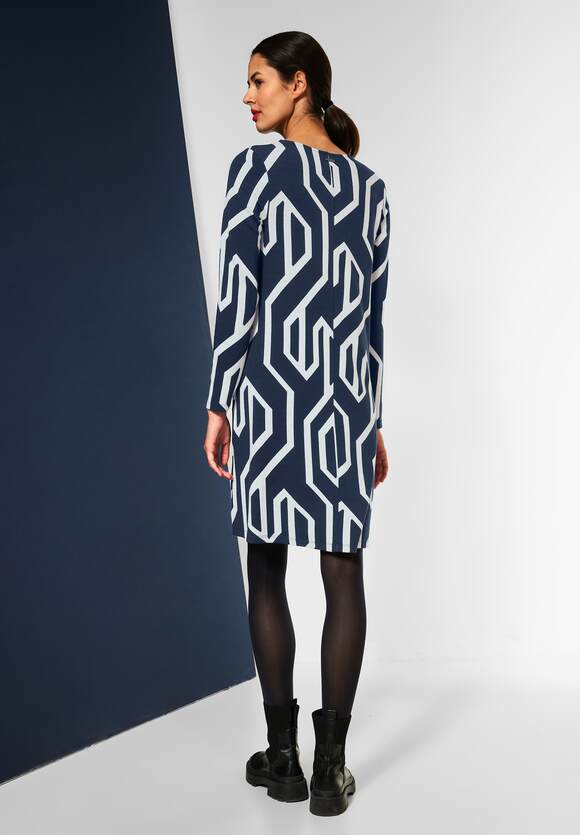 STREET ONE Kleid mit grafischem Print Damen - Deep Blue | STREET ONE  Online-Shop