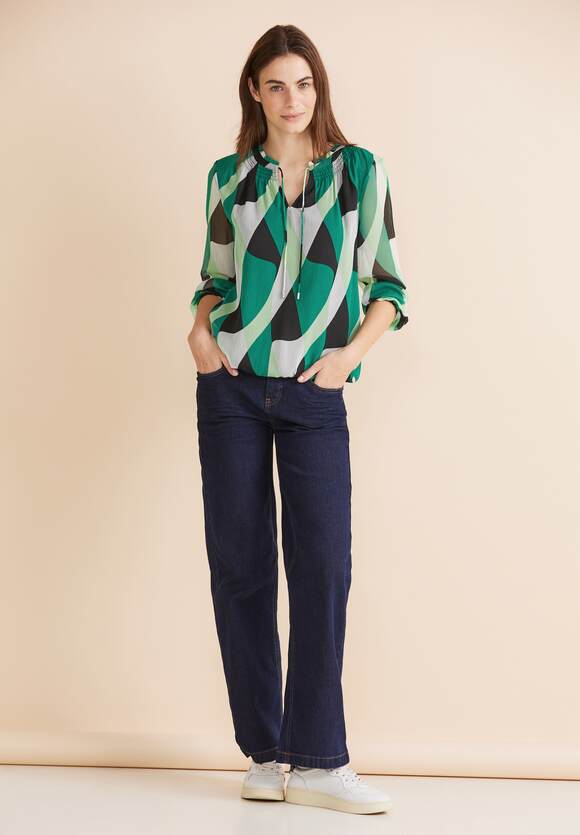 STREET ONE Offene Shirtjacke Damen - Style Nette - Fern Green | STREET ONE  Online-Shop