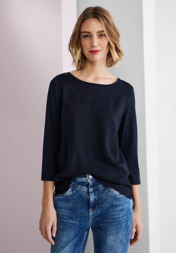 | ONE Damen Deep STREET - STREET - Style ONE 3/4 Blue Online-Shop mit Shirt Evi Ärmel