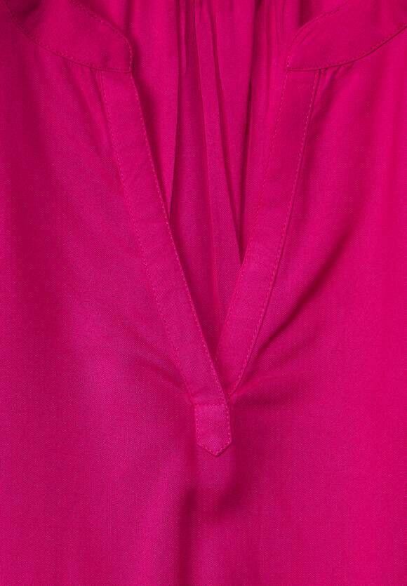 STREET ONE Blusenshirt in Damen Online-Shop Unifarbe ONE STREET Pink | Nu 