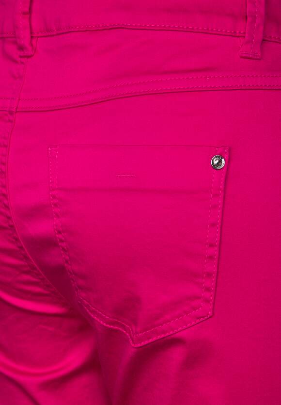 STREET ONE - Casual Seidenoptik Damen Nu STREET Online-Shop Fit Style - ONE Pink Hose | Yulius