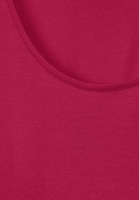STREET ONE Basic Long T-Shirt Damen - Style Ivy - Carmine Red | STREET ONE  Online-Shop