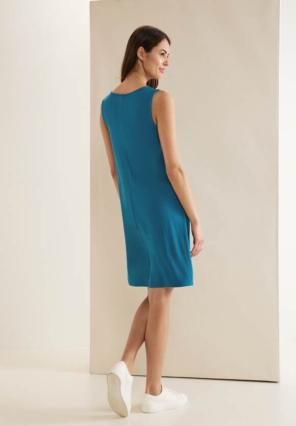 STREET ONE Sommerkleid in Unifarbe Damen - Deep Splash Blue | STREET ONE  Online-Shop