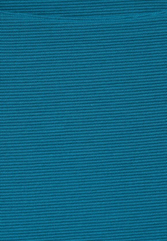 STREET ONE Feines Langarmshirt Damen - Aquamarine Blue | STREET ONE  Online-Shop