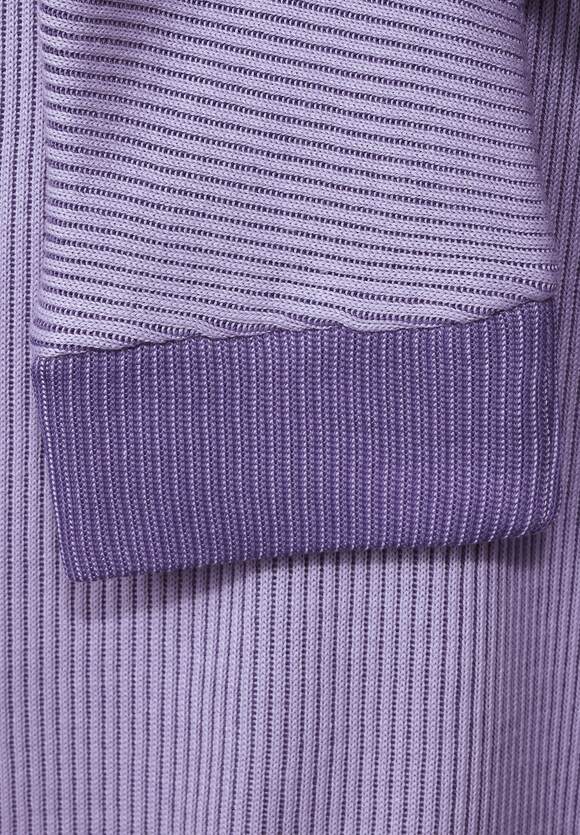 STREET ONE Shirt mit Strukturstreifen Damen - Soft Pure Lilac | STREET ONE  Online-Shop