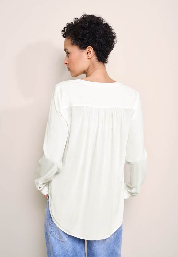 in Bluse Online-Shop Damen White - Off ONE Style Bamika STREET ONE | Basic STREET - Unifarbe