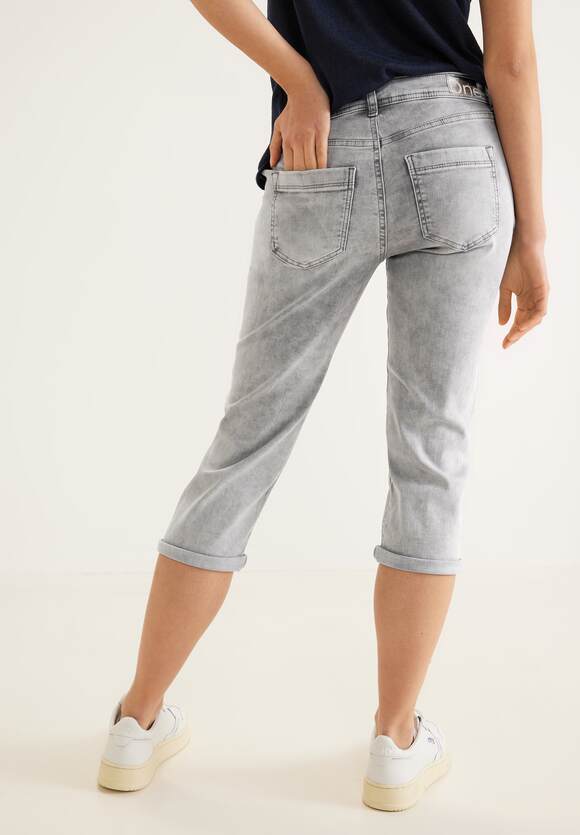 Kietelen seksueel Voor een dagje uit STREET ONE Casual fit jeans in 3/4-lengte Dames - Style Crissi - Autentic  Grey Bleach | STREET ONE Online-Shop