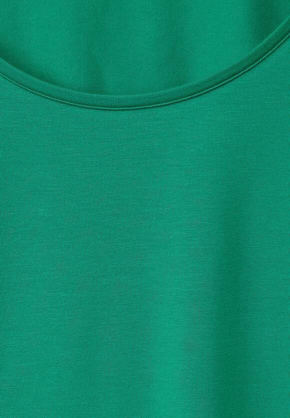 Green Online-Shop T-Shirt Basic - Style STREET Dark Long Ivy ONE Cameo Damen | ONE STREET -