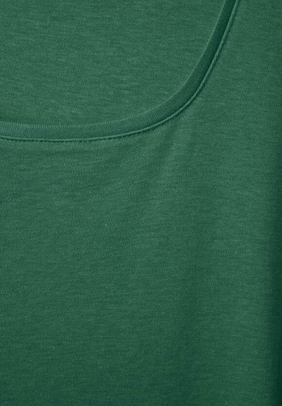 STREET Ausschnitt mit ONE ONE | Damen Karrée Meadow Style Online-Shop - Shirt Green Pania - STREET