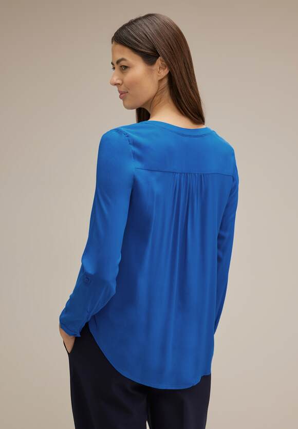 STREET ONE Bluse im Tunikastyle Damen - Style Bamika - Fresh Intense Gentle  Blue | STREET ONE Online-Shop | 