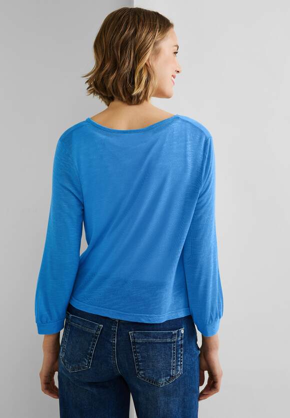 STREET Style Bay Online-Shop Suse Shirtjacke STREET - Blue ONE ONE | Damen - Offene