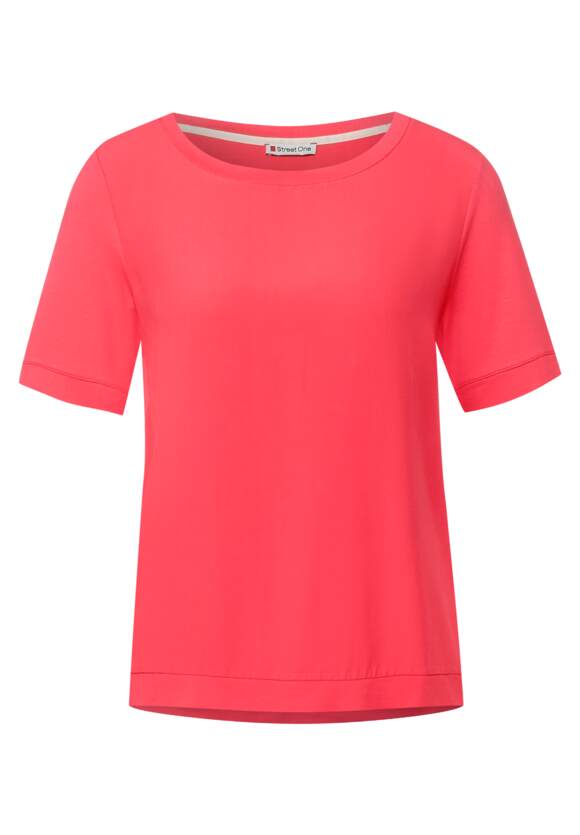 Damen Online-Shop Materialmix Intense STREET im ONE ONE - | T-Shirt Coral STREET