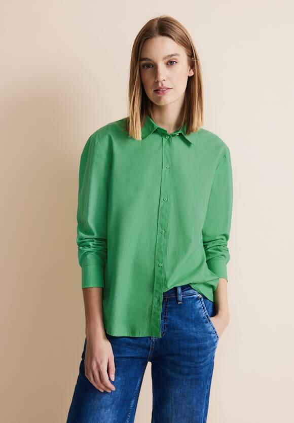 STREET ONE Online-Shop STREET - Streifen | Spring Green ONE Fresh Damen Hemdbluse