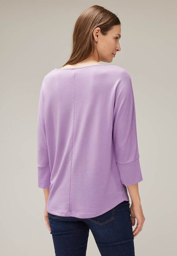 in Strickoptik Soft | Shirt Basic STREET Pure ONE STREET Damen ONE Lilac - Online-Shop