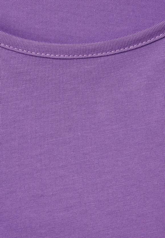 STREET ONE STREET Online-Shop Lilac - Damen Lupine Langarmshirt ONE | Basic