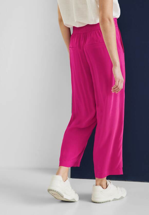 STREET ONE Viskose Loose Fit Hose Damen - Style Emee - Nu Pink | STREET ONE  Online-Shop