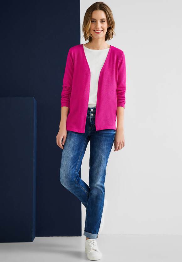 STREET ONE Open shirtjas - Dames STREET | Online-Shop Nu Nette Pink Style ONE 