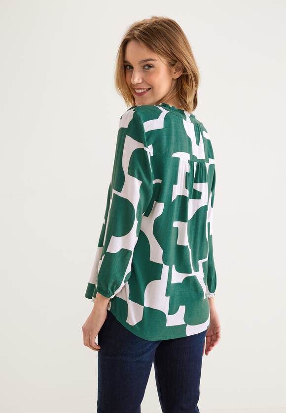 Green Bluse Print ONE - 3/4 | mit Lagoon Online-Shop ONE Ärmel STREET STREET Damen