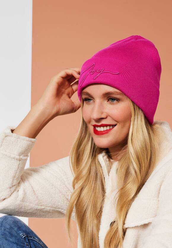 Damen Accessoires Hüte Caps & Mützen H&M Synthetik Strickmütze in Pink Sparen Sie 50% 