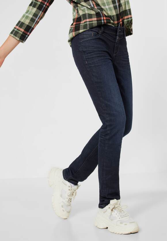 Washed casual fit-jeans