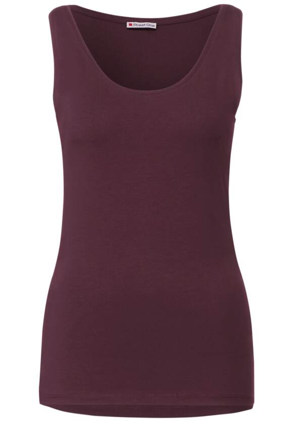 Online-Shop | Tamed Style - ONE Top ONE Berry Damen in - Anni STREET Basic STREET Unifarbe