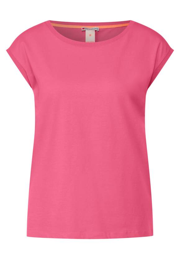 Online-Shop Rippdetail Rose ONE Berry - ONE STREET T-Shirt Damen mit STREET |