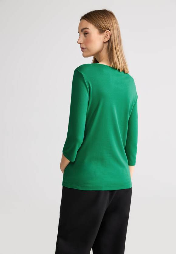 STREET ONE T-Shirt Online-Shop - Style | Damen STREET ONE Green Spring Arm mit - Basic 3/4 Pania Fresh