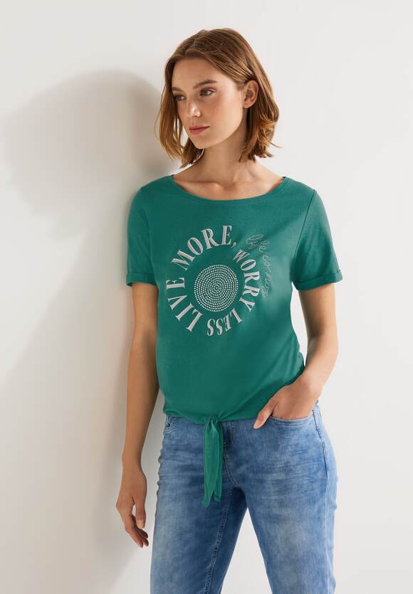 ONE - Pink | - Aleyna Online-Shop mit Minimalmuster Damen STREET Oasis Style Shirt ONE STREET