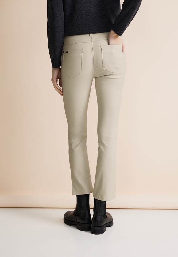 STREET ONE Smooth Damen Sand York - - ONE Slim Beige Style | Online-Shop Coating Fit Hose STREET