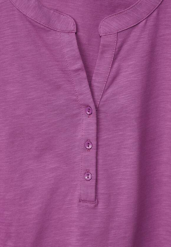 Knopfleiste ONE STREET Damen STREET | Online-Shop - Meta ONE Lilac T-Shirt mit