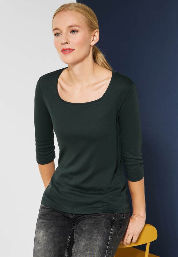 Karrée - Style Damen Pania Hillside Shirt STREET Ausschnitt - mit | ONE STREET Online-Shop Green ONE