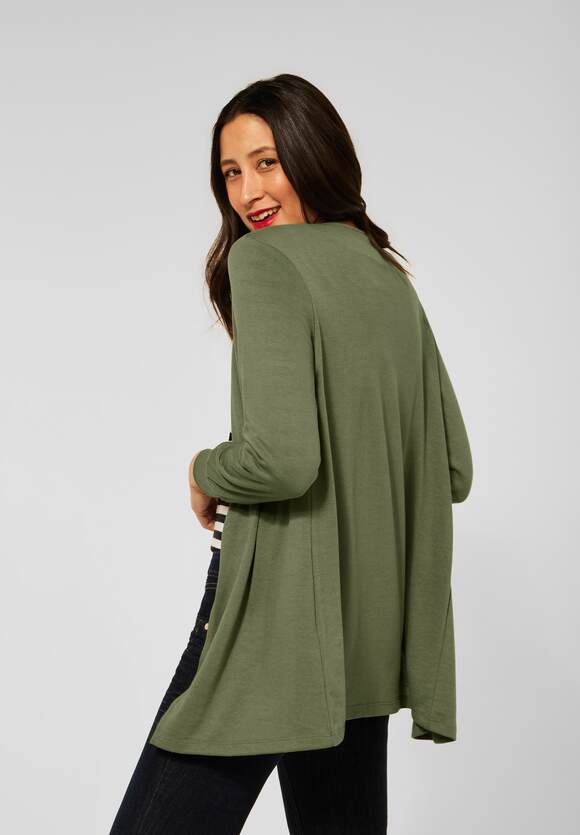 Fern Offene Green - Nette ONE Shirtjacke | Damen STREET Style STREET - ONE Online-Shop