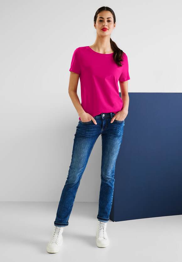 - Nu | Online-Shop Damen Basic Pink STREET ONE T-Shirt STREET ONE