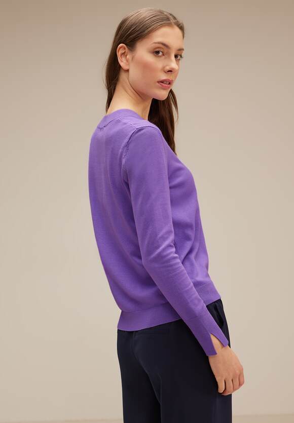 Lupine Lilac | ONE Pullover Online-Shop STREET V-Ausschnitt ONE - STREET mit Damen