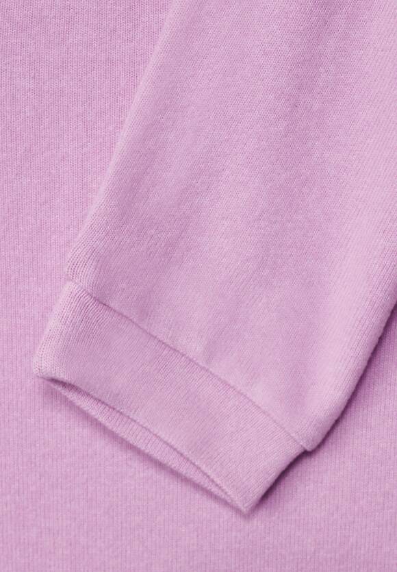 Langarmshirt Soft Damen - ONE Gummisaum Style ONE Lena mit Melange - STREET Rose Online-Shop | STREET