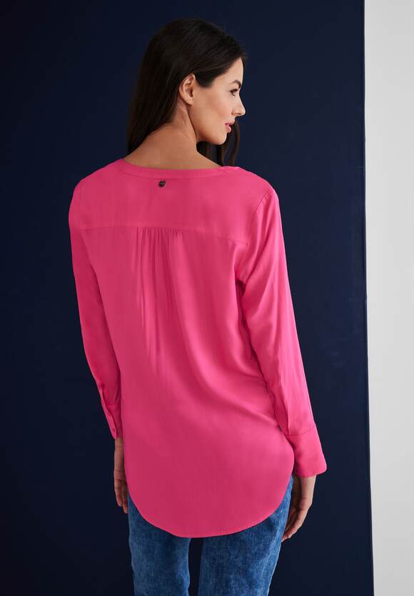 STREET ONE Longbluse in Online-Shop Damen - Bamika Style STREET - Rose Unifarbe | ONE Berry